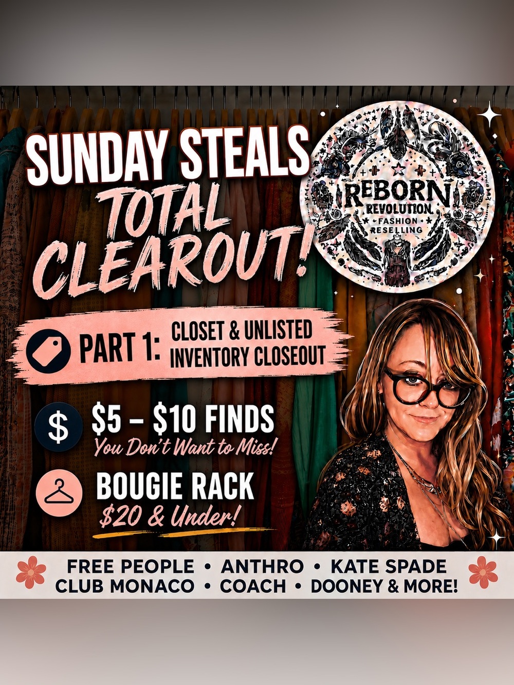 Next Show: It’s all gotta go! Sunday Steals, 5/31 @ 9:20am